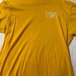 Yellow Vans Tee. Great shirt with plenty of breathing room.